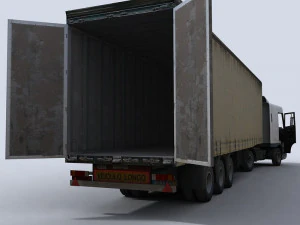 transport truck 1 3D Model