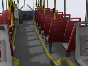 urban bus 1 3D Model