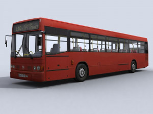 urban bus 1 3D Model
