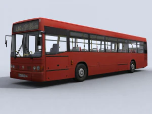 urban bus 1 3D Model