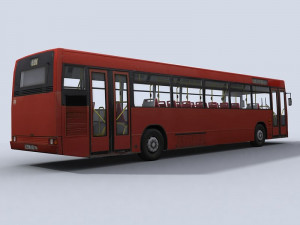 urban bus 1 3D Model