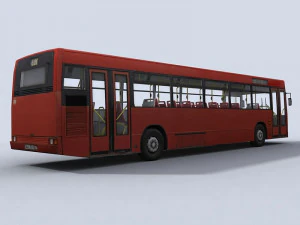 urban bus 1 3D Model