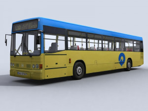 urban bus 1 3D Model