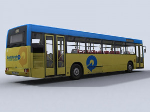urban bus 1 3D Model