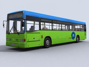 urban bus 1 3D Model