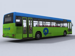 urban bus 1 3D Model