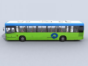 urban bus 1 3D Model