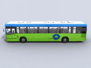 urban bus 1 3D Model
