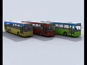 urban bus 1 3D Model