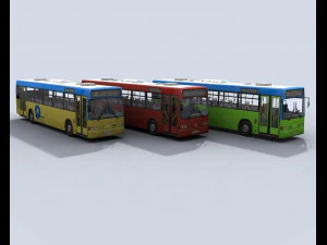 urban bus 1 3D Model