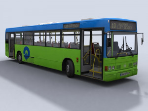 urban bus 1 3D Model