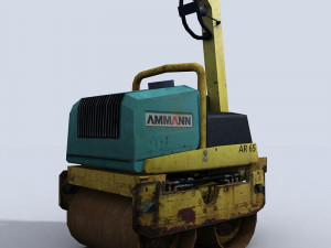 walk behind roller 1 3D Model