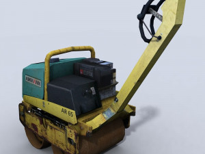 walk behind roller 1 3D 모델