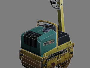 walk behind roller 1 3D Model