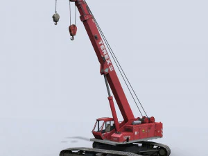 crawler crane 1 3D Model