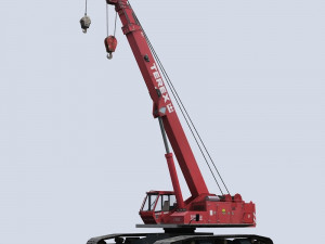 crawler crane 1 3D Model