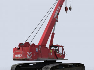 crawler crane 1 3D Model