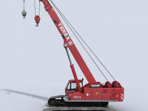 crawler crane 1 3D Model