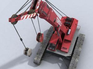 crawler crane 1 3D Model