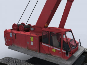 crawler crane 1 3D Model