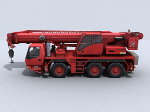 crane truck 1 3D 模型