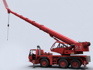 crane truck 1 3D 模型