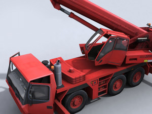 crane truck 1 3D 模型