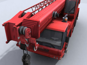 crane truck 1 3D 模型