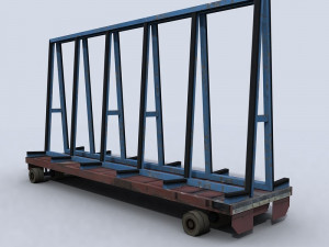float glass truck 1 3D Модель