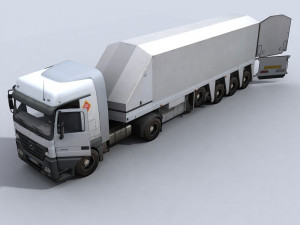 float glass truck 1 3D Модель