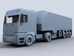 float glass truck 1 3D Модель