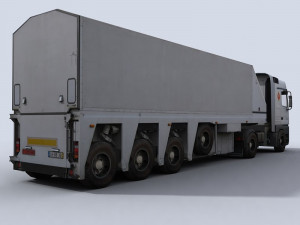 float glass truck 1 3D Модель