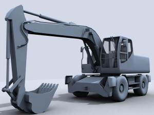 excavator 2 3D Модель