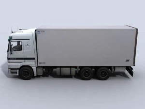 medium transport truck 1 3D Model