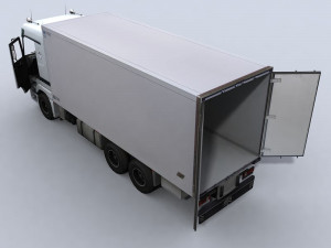 medium transport truck 1 3Dモデル