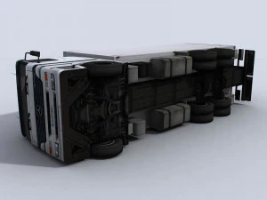 medium transport truck 1 3D Model
