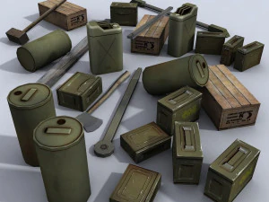m4a3 sherman wwii us tank 3D Model