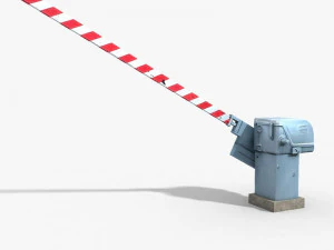 踏切ゲート1 3Dモデル