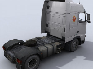 refrigerated transport truck 1 Modello 3D