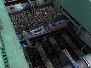 steel coil wagon 1 3D Model