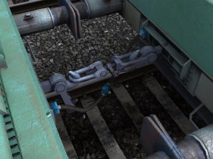 steel coil wagon 1 3D Model