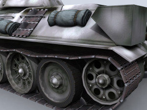 t-34-76 wwii russian tank Modello 3D