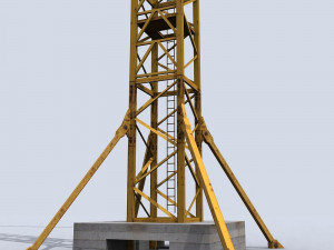 tower crane 1 Modèle 3D