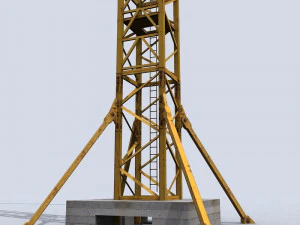 tower crane 1 3D Model