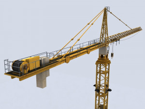 tower crane 1 Modèle 3D