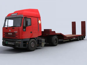 परिवहन ट्रक 3 3D मॉडल