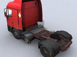 transport truck 3 3D Model