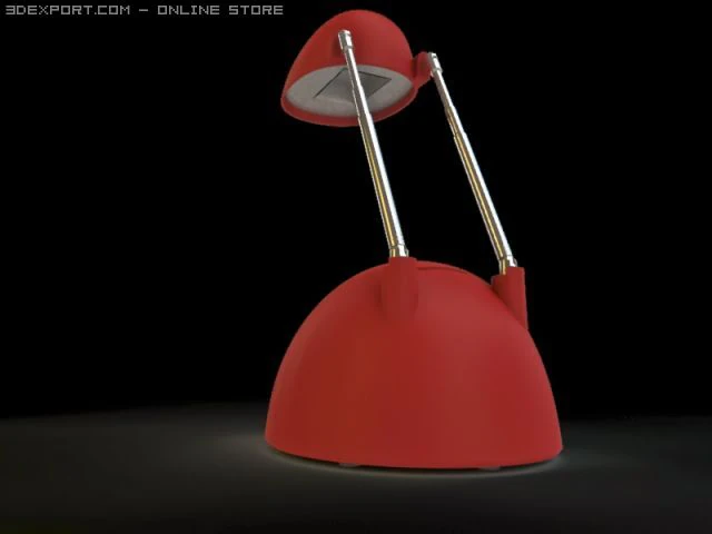 office lamp 3D Model .c4d .max .obj .3ds .fbx .stl .blend 