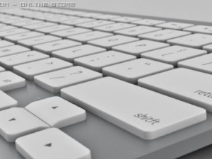 apple wireless keyboard 2009 3D Модель