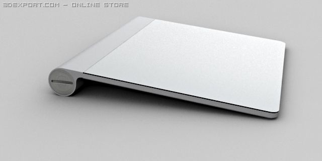 apple magic touchpad Modelo 3D .c4d .max .obj .3ds .fbx .stl .blend 